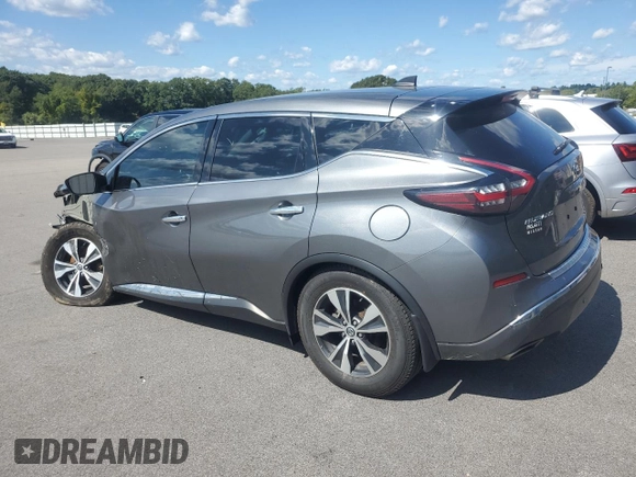 2022 Nissan Murano S with VIN 5N1AZ2AJ6NC114275, listed as a Copart auction lot 70842084 with 58,558 mi miles and Non Repairable. Bid and sale history available at DreamBid. Image 2.