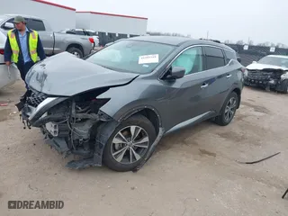 2022 Nissan Murano S with VIN 5N1AZ2AS5NC110033, listed as a IAAI auction lot 41503318 with 55,733 mi miles. Bid and sale history available at carsss.com. Image 18.