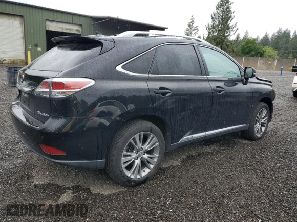2013 Lexus RX 450h with VIN JTJBC1BA8D2452278, listed as a Copart auction lot 60885815 with 66,889 mi miles and Salvage title. Bid and sale history available at DreamBid. Image 3.