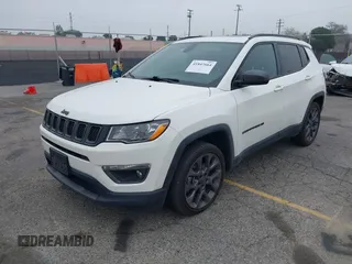 2021 Jeep Compass 80th Anniversary with VIN 3C4NJCEB4MT577055, listed as a IAAI auction lot 41847664 with 106,135 mi miles and . Bid and sale history available at carsss.com. Image 17.