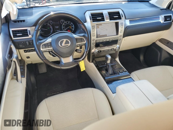 2021 Lexus GX with VIN JTJAM7BX8M5278954, listed as a Copart auction lot 87282444 with 47,965 mi miles and Salvage Title. Bid and sale history available at carsss.com. Image 8.