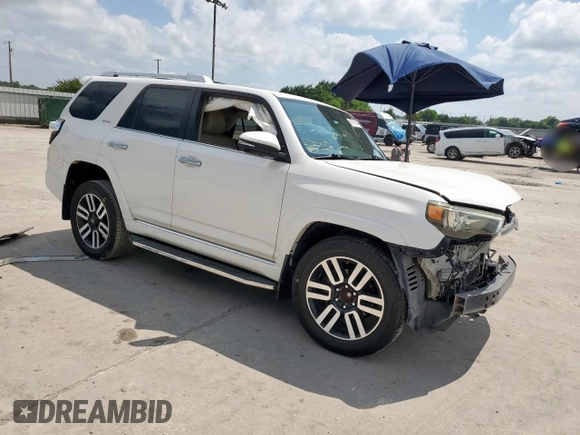 2015 Toyota 4Runner SR5 with VIN JTEZU5JRXF5107750, listed as a Copart auction lot 59852095 with Not provided miles and Salvage title. Bid and sale history available at DreamBid. Image 4.