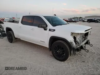 2022 GMC Sierra 1500 Elevation with VIN 3GTU9CET0NG170812, listed as a Copart auction lot 76129774 with 56,539 mi miles and Salvage Title. Bid and sale history available at DreamBid. Image 4.
