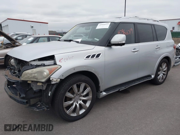 2011 Infiniti QX56 7-passenger with VIN JN8AZ2NF9B9501104, listed as a IAAI auction lot 40966019 with 167,227 mi miles and . Bid and sale history available at DreamBid. Image 19.