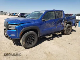 2024 Nissan Frontier Pro-4X z VIN 1N6ED1EK5RN628918, wystawiony jako Copart lot #50246705 z przebiegiem 36 428 mil mil oraz Szkoda całkowita • Salvage title. Historia ofert i sprzedaży dostępna na DreamBid. Obrazek 1.