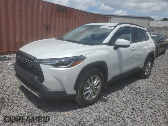 2023 Toyota Corolla Cross LE z VIN 7MUCAAAG1PV041021, wystawiony jako Copart lot #58620495 z przebiegiem 29 111 mil mil oraz Szkoda całkowita • Salvage title. Historia ofert i sprzedaży dostępna na DreamBid. Obrazek 1.