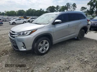 2017 Toyota Highlander Limited with VIN 5TDYZRFH7HS196022, listed as a Copart auction lot 55599345 with 164,172 mi miles and Salvage title. Bid and sale history available at DreamBid. Image 1.