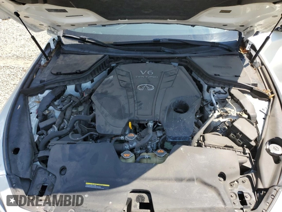 2020 Infiniti Q50 Luxe with VIN JN1EV7APXLM202372, listed as a Copart auction lot 65206765 with 45,788 mi miles and Salvage title. Bid and sale history available at DreamBid. Image 11.