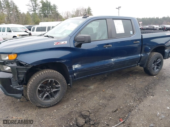 2019 Chevrolet Silverado 1500 Custom Trail Boss with VIN 1GCPYCEH6KZ400716, listed as a IAAI auction lot 41919009 with 57,091 mi miles. Bid and sale history available at carsss.com. Image 6.