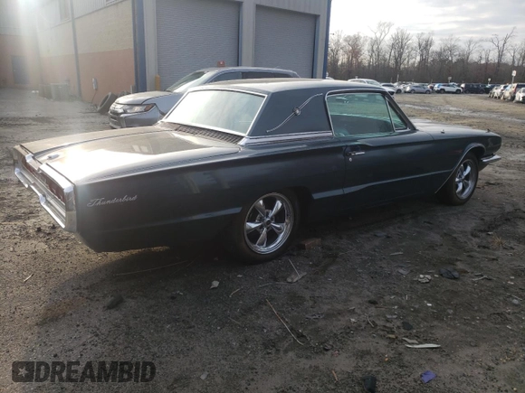 1966 Ford Thunderbird with VIN 6Y87Z137821, listed as a Copart auction lot 83192604 with 97,481 mi miles and Clean Title. Bid and sale history available at DreamBid. Image 3.