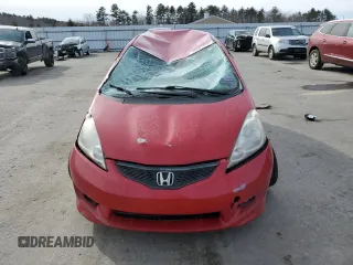 2010 Honda Fit Sport with VIN JHMGE8H47AS002256, listed as a Copart auction lot 48681625 with 0 mi miles and Salvage Title. Bid and sale history available at carsss.com. Image 5.