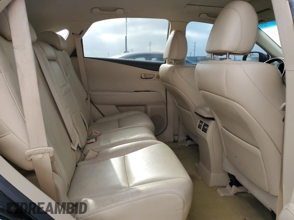 2010 Lexus RX 350 with VIN JTJZK1BA0A2000211, listed as a Copart auction lot 62957225 with 120,554 mi miles and Salvage title. Bid and sale history available at DreamBid. Image 10.