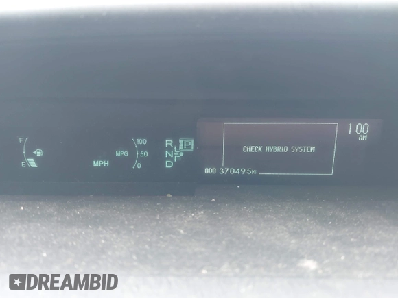 2012 Toyota Prius One with VIN JTDKN3DU4C5462870, listed as a IAAI auction lot 42091577 with 370,495 mi miles. Bid and sale history available at carsss.com. Image 7.
