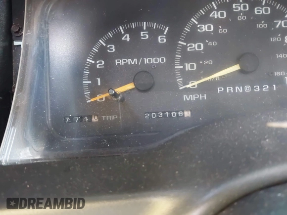 1999 Chevrolet Tahoe Z71 with VIN 1GNEK13R1XJ425996, listed as a IAAI auction lot 41798943 with 203,106 mi miles and . Bid and sale history available at DreamBid. Image 7.