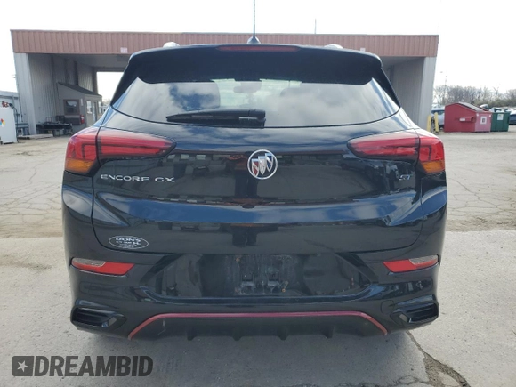 2022 Buick Encore GX Select with VIN KL4MMDSL3NB079853, listed as a Copart auction lot 53088545 with 34,135 mi miles and Salvage title. Bid and sale history available at DreamBid. Image 6.