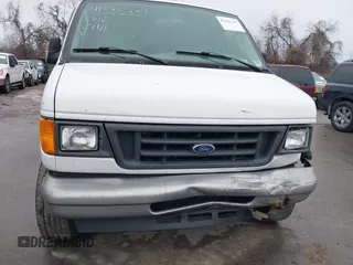 2005 Ford Econoline Cargo with VIN 1FTNE24W95HB25640, listed as a IAAI auction lot 41335337 with 183,045 mi miles. Bid and sale history available at carsss.com. Image 13.