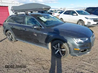 2018 Audi A4 allroad Premium Plus with VIN WA18NAF49JA232526, listed as a IAAI auction lot 41737332 with 98,441 mi miles. Bid and sale history available at carsss.com. Image 1.