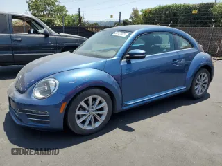 2019 Volkswagen Beetle SE with VIN 3VWJD7AT6KM707157, listed as a Copart auction lot 60157635 with 91,957 mi miles and Salvage title. Bid and sale history available at DreamBid. Image 1.