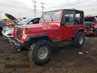 1995 Jeep Wrangler S with VIN 1J4FY19P5SP286022, listed as a Copart auction lot 82615144 with 194,475 mi miles and Clean Title. Bid and sale history available at carsss.com. Image 1.