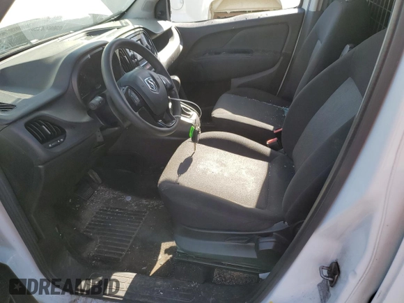 2022 Ram ProMaster City Cargo Tradesman with VIN ZFBHRFAB5N6W66936, listed as a Copart auction lot 56291705 with 42,653 mi miles and Salvage title. Bid and sale history available at DreamBid. Image 7.