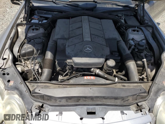 2005 Mercedes-Benz SL 500 with VIN WDBSK75F35F107247, listed as a Copart auction lot 57292925 with 128,300 mi miles and Clean Title. Bid and sale history available at DreamBid. Image 11.