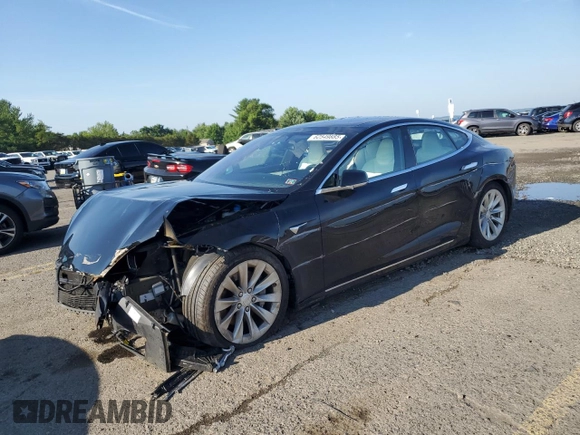 2018 Tesla Model S 75D with VIN 5YJSA1E21JF284845, listed as a Copart auction lot 62549885 with Not provided miles and Clean title. Bid and sale history available at DreamBid. Image 1.