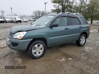 2009 Kia Sportage LX with VIN KNDJE723197591627, listed as a Copart auction lot 44919815 with 88,586 mi miles and Salvage Title. Bid and sale history available at carsss.com. Image 1.