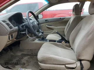 2001 Honda Civic LX with VIN 1HGEM215X1L107638, listed as a Copart auction lot 80860374 with 281,478 mi miles and Non Repairable. Bid and sale history available at carsss.com. Image 7.