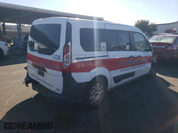 2017 Ford Transit Connect XL with VIN NM0GE9E73H1318059, listed as a Copart auction lot 70134634 with Not provided miles and Clean title. Bid and sale history available at DreamBid. Image 3.