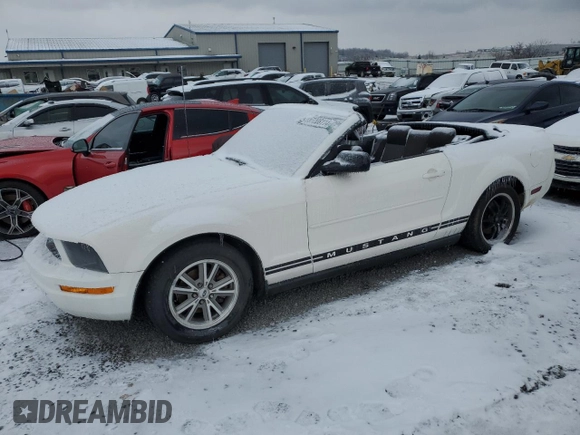 2007 Ford Mustang Deluxe with VIN 1ZVFT84N975330400, listed as a Copart auction lot 87208114 with 159,369 mi miles and Salvage title. Bid and sale history available at DreamBid. Image 1.