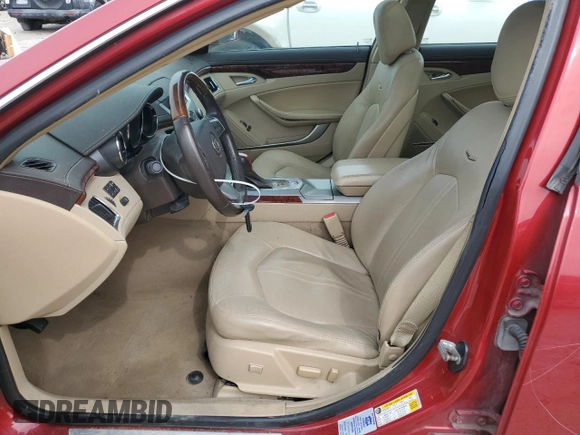 2012 Cadillac CTS Luxury with VIN 1G6DH5E58C0131602, listed as a Copart auction lot 52281185 with 106,409 mi miles and Clean Title. Bid and sale history available at DreamBid. Image 7.