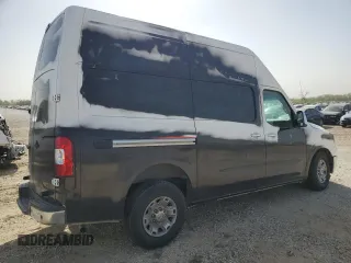 2012 Nissan NV SV with VIN 1N6AF0LY9CN108884, listed as a Copart auction lot 49359695 with 230,888 mi miles and Salvage Title. Bid and sale history available at carsss.com. Image 3.
