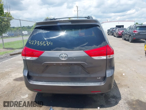 2014 Toyota Sienna LE AAS with VIN 5TDKK3DC3ES435091, listed as a IAAI auction lot 42735534 with 150,132 mi miles and . Bid and sale history available at DreamBid. Image 16.