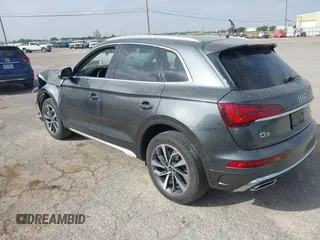 2023 Audi Q5 S line Premium Plus with VIN WA1EAAFY3P2145953, listed as a IAAI auction lot 42077197 with 22,415 mi miles and . Bid and sale history available at DreamBid. Image 3.