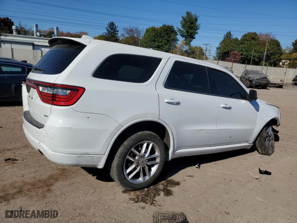 2022 Dodge Durango GT Plus with VIN 1C4RDJDG3NC219890, listed as a Copart auction lot 76317384 with 53,348 mi miles and Salvage Title. Bid and sale history available at carsss.com. Image 3.