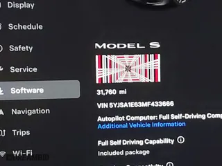 2021 Tesla Model S Plaid with VIN 5YJSA1E63MF433666, listed as a IAAI auction lot 41384955 with 31,760 mi miles. Bid and sale history available at carsss.com. Image 16.