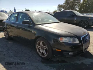 2007 Audi A4 2.0T with VIN WAUAF78E37A039291, listed as a Copart auction lot 47048265 with 120,531 mi miles and Salvage Title. Bid and sale history available at carsss.com. Image 4.