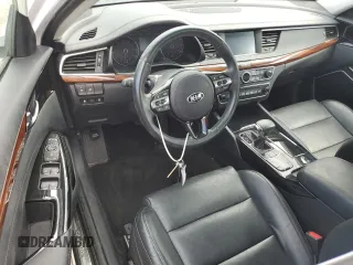 2019 Kia Cadenza Premium with VIN KNALB4J12K5167033, listed as a Copart auction lot 74997824 with 56,307 mi miles and Salvage Title. Bid and sale history available at carsss.com. Image 8.