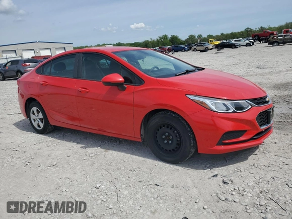 2018 Chevrolet Cruze LS with VIN 1G1BC5SM0J7193104, listed as a Copart auction lot 51976415 with 59,041 mi miles and Salvage Title. Bid and sale history available at DreamBid. Image 4.