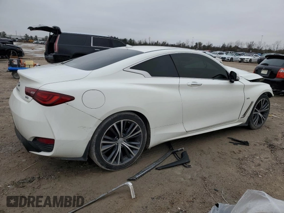 2019 Infiniti Q60 3.0t LUXE with VIN JN1EV7EK2KM231295, listed as a Copart auction lot 45888755 with 36,549 mi miles and Salvage Title. Bid and sale history available at carsss.com. Image 3.