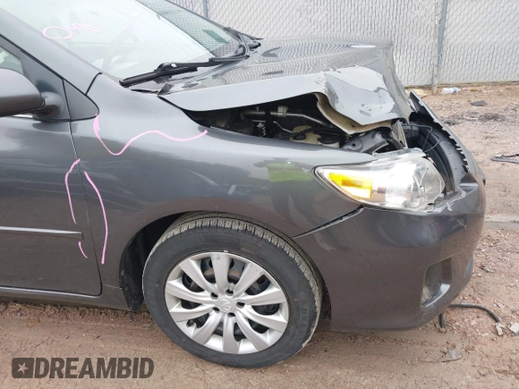 2013 Toyota Corolla L with VIN 2T1BU4EEXDC934686, listed as a IAAI auction lot 42074981 with 167,577 mi miles. Bid and sale history available at carsss.com. Image 20.