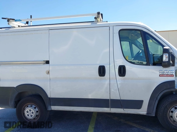 2022 Ram ProMaster Cargo with VIN 3C6LRVNG4NE132710, listed as a IAAI auction lot 41797653 with 61,848 mi miles and . Bid and sale history available at DreamBid. Image 14.
