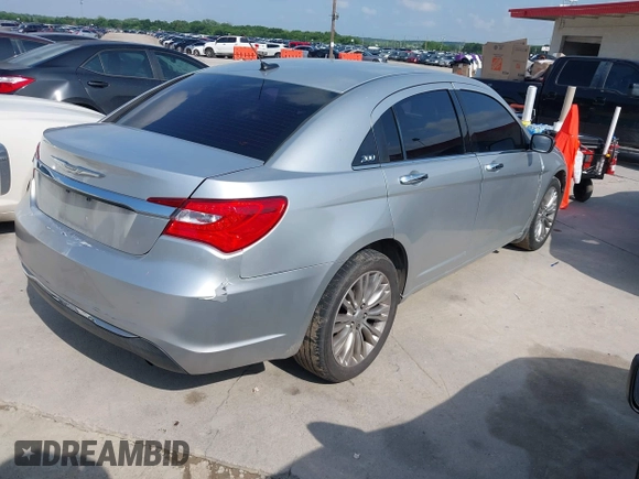 2012 Chrysler 200 Limited with VIN 1C3CCBCB3CN197190, listed as a IAAI auction lot 42122385 with 164,875 mi miles and . Bid and sale history available at DreamBid. Image 4.