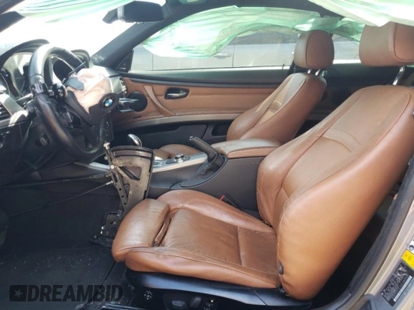 2012 BMW 3 Series 335is with VIN WBAKG1C53CE839551, listed as a Copart auction lot 53141095 with Not provided miles and Salvage title. Bid and sale history available at DreamBid. Image 7.