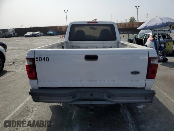 2002 Ford Ranger XL Fleet with VIN 1FTYR10E02PA63992, listed as a Copart auction lot 74987714 with 188,731 mi miles and Salvage Title. Bid and sale history available at carsss.com. Image 6.