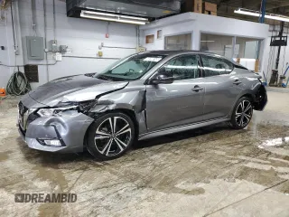 2022 Nissan Sentra SR with VIN 3N1AB8DV8NY251500, listed as a Copart auction lot 50298145 with 63,066 mi miles and Salvage Title. Bid and sale history available at carsss.com. Image 1.