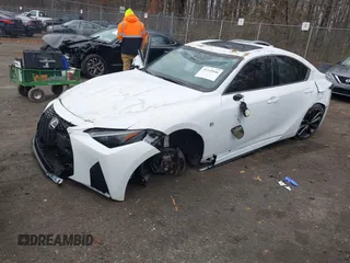 2023 Lexus IS with VIN JTHGZ1B27P5069238, listed as a IAAI auction lot 41145846 with 21,027 mi miles. Bid and sale history available at carsss.com. Image 17.