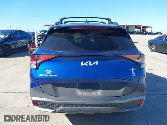 2023 Kia Sportage X-Line with VIN 5XYK6CAF8PG126381, listed as a IAAI auction lot 41209616 with 22,181 mi miles. Bid and sale history available at carsss.com. Image 16.