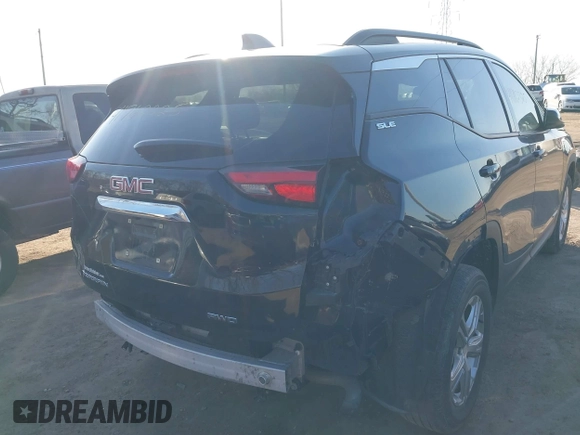 2018 GMC Terrain SLE with VIN 3GKALTEV5JL244687, listed as a IAAI auction lot 41762325 with 97,054 mi miles. Bid and sale history available at carsss.com. Image 4.