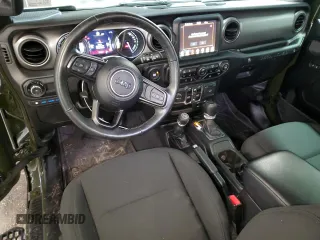 2023 Jeep Wrangler с VIN 1C4JJXN60PW604923, выставлен на аукционе Copart как лот 52259215 с пробегом 22 198 миль миль и Списание • Salvage title. История ставок и продаж доступна на DreamBid. Изображение 8.
